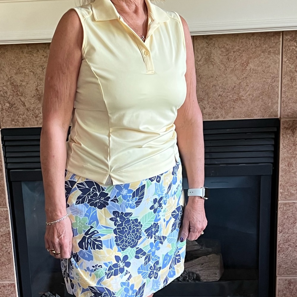 Yellow skort set